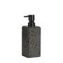 Accessoires à poser - Distributeur de savon en travertin noir 7x7x19 cm BA22184  - ANDREA HOUSE