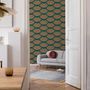 Other wall decoration - Peacock Feather Bouquet Non-woven Wallpaper  - SIMONE ET MARCEL