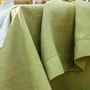 Linge de table textile - Florence Platane - Serviette, set, tête à tête et nappe en lin - ALEXANDRE TURPAULT