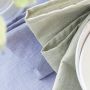 Linge de table textile - Chambray Lila - Nappe et serviette en lin - ALEXANDRE TURPAULT