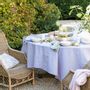 Table linen - Chambray Lila - Linen tablecloth and napkin - ALEXANDRE TURPAULT