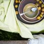 Table linen - Chambray Yuzu - Tablecloth and Napkin - ALEXANDRE TURPAULT