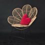 Chaises - COQUELICOT- Chaise en rotin forme fleur - L'ATELIER DES CREATEURS