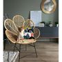 Chairs - POPPY- Flower-shaped rattan chair - L'ATELIER DES CREATEURS