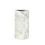 Ustensiles de cuisine - Bloc à couteaux en marbre blanc Ø12,5x23 cm CC22051 - ANDREA HOUSE