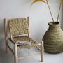 Armchairs - LODJO - Doum armchair in eucalyptus wood - L'ATELIER DES CREATEURS