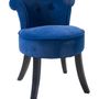 Armchairs - GINEVRA - Synthetic Velvet Contemporary Vintage Armchair - NOVITA' HOME