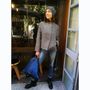Bags and totes - Handmade unisex backpack "Konus" in Codura and genuine leather - ELENA KIHLMAN