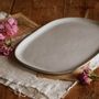 Kitchen utensils - FANNY RECYCLED STONEWARE PLATE - MANUFACTURE D