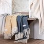 Bed linens - Cocon Bleu Chiné - Throw - ESSIX