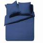 Bed linens - Coton Lavé Soft line Bleu Nuit - Duvet set - ESSIX