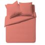Bed linens - Coton Lavé Soft line Terracotta - Duvet set - ESSIX