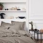 Bed linens - Percale de coton Royal line Taupe - Duvet set - ESSIX