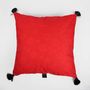 Coussins textile - COUSSIN WAX ROSACES - POMPONS - HÙMA HOME PARIS