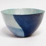 Platter and bowls - Tricolor Mother of Pearl Salad Bowl - ITHEMBA