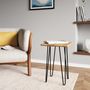 Night tables - Jazz End Table Mango Wood & Iron in Natural & Black - MH LONDON