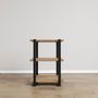 Night tables - Bennett End Table Mango Wood & Iron in Natural & Black - MH LONDON