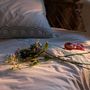 Bed linens - Complete set Polka Turquoise - ALDÉLINDA HOME