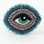 Jewelry - Hollywood Eye Brooch Turquoise - CELESTE MOGADOR