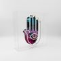 Decorative objects - 'All Seeing Eye' Large Acrylic Box - Neon Light with Graphic - LOCOMOCEAN