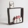Decorative objects - A shelf full of houses - BÉRANGÈRE CÉRAMIQUES