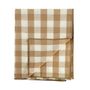 Table cloths - MS22039 Cotton Linen Tablecloth 140 x 200 cm Vichy Beige  - ANDREA HOUSE