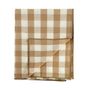 Nappes - Nappe en coton/lin beige Vichy 140x200 cm MS22039  - ANDREA HOUSE