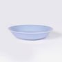Couverts & ustensiles de cuisine - L'assiette creuse ronde en porcelaine - Bleu clair - OGRE LA FABRIQUE