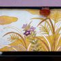 Coffrets et boîtes - Chabako japonais, boîte décorative, Kyo-Yuzen teint à la main « Chushu no Meigetsu (fête de la lune) » - INTERIOR CHABAKO