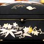Caskets and boxes - Japanese Chabako, Decorative Box, Hand-Dyed Kyo-Yuzen "TATSU (Zodiac Dragon)" - INTERIOR CHABAKO