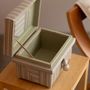 Caskets and boxes - Japanese Chabako, Decorative Box, SHIMA SHIMA, Kokura Weave “Ryo-u (Cool Rain)” - INTERIOR CHABAKO