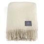 Throw blankets - Stackelbergs Mohair Mohair Bright White - STACKELBERGS