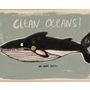 Autres décorations murales - Poster mural Clean Oceans 50X70CM - STUDIOLOCO