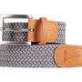 Leather goods - Dark Gray Braided Belt - VERTICAL L ACCESSOIRE