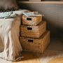 Cushions - Cushion Linen and Cotton Cocoa 45x45cm AX22117 - ANDREA HOUSE