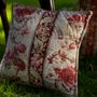 Fabric cushions - Christmas fir forest  - ROSE VELOURS