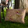 Fabric cushions - Rectangular cushions  - ROSE VELOURS