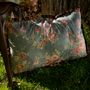 Fabric cushions - Rectangular cushions  - ROSE VELOURS