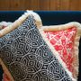 Fabric cushions - Woven Throw Cushions - 3RD CULTURE