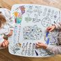 Tables et chaises pour enfant - La table à colorier - La Coloritable l'Atelier des Artistes - Pack pour 2 - DB KIDS (LES DRÔLES DE BOUILLES)
