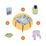 Card tables - The colouring table - La Coloritable l'Océan - Complete pack - DB KIDS (LES DRÔLES DE BOUILLES)