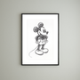 Cadres - Wall decoration. Micky & Donald Sketch - ABLO BLOMMAERT