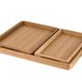 Trays - Solid oak serving tray - MANUFACTURE JACQUEMIN