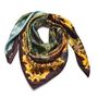 Scarves - Square silk scarf, “Paradis Perdus” collection, “Vallée” model (automn) - CÉLINE DOMINIAK