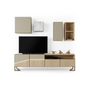 Sideboards - Oblique TV Cabinet - ZAGAS FURNITURE