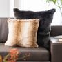 Fabric cushions - 45x45cm Faux Fur Cushions - MAISON EVELYNE PRELONGE FRANCE