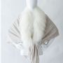 Scarves - Cashmere & Faux Fur Stoles - MAISON EVELYNE PRÉLONGE FRANCE