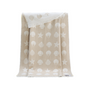 Plaids - New Seashells Plaid pur coton - Disponible en beige et jaune soleil - 130 x 190 cm - J.J. TEXTILE LTD