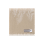 Plaids - Couvre-lit en pur coton Fern - Disponible en beige et vert clair - 130 x 190 cm - J.J. TEXTILE LTD