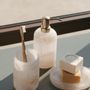 Installation accessories - POLYRESIN SOAP DISPENSER MOTHER-OF-PEARL EFFECT Ø8X18 BA22174  - ANDREA HOUSE